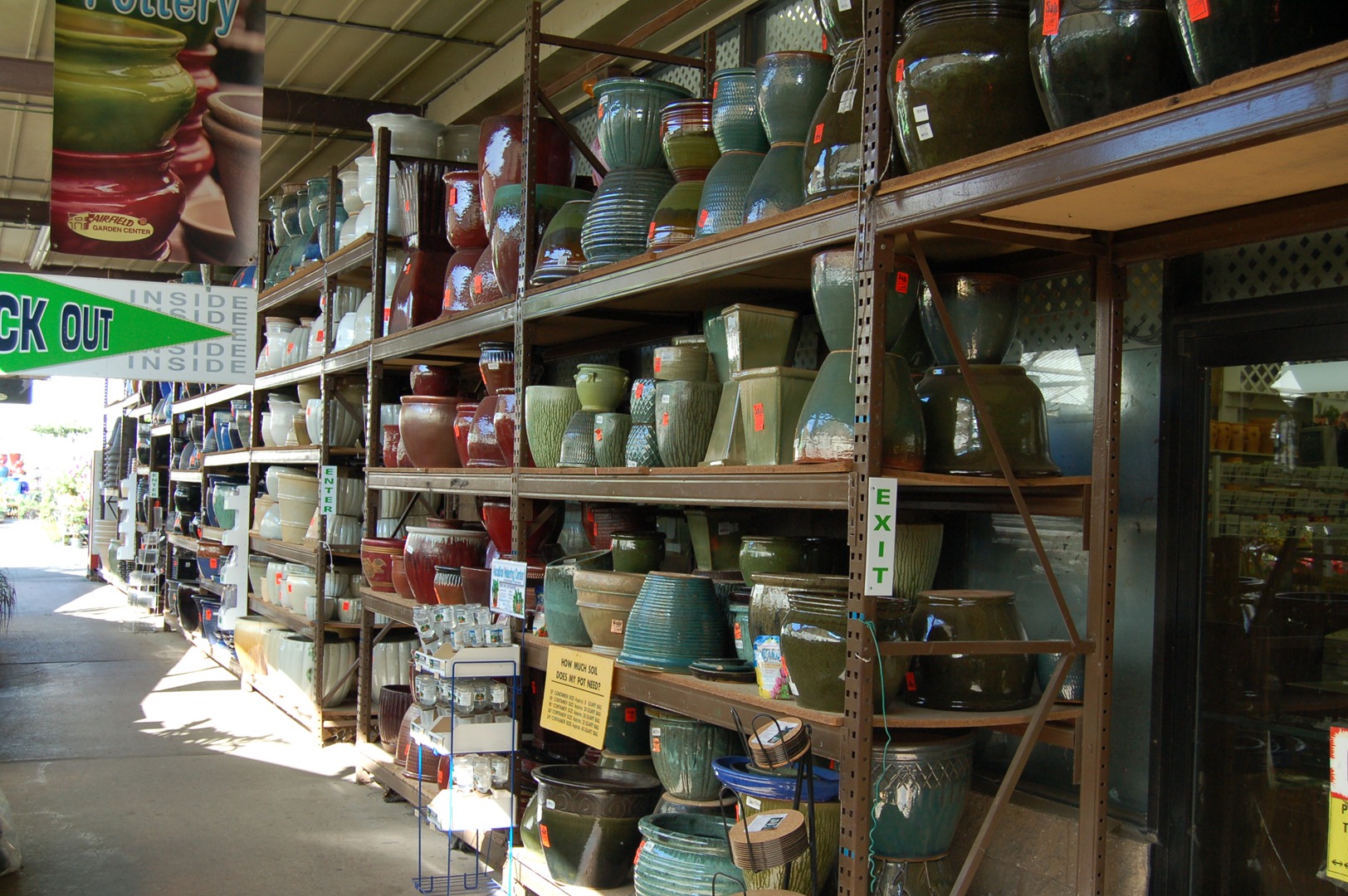 Pottery at Fairfield Garden Center